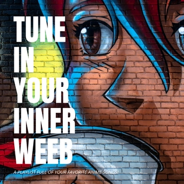 Free Anime Playlist Cover Template to Edit Online