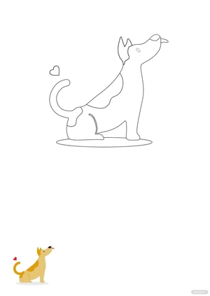 Free Adorable Animal Coloring Pages Template to Edit Online