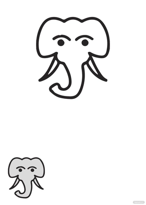 Free Animal Outline Coloring Pages Template to Edit Online