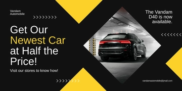 Free Car Offer Banner Template to Edit Online