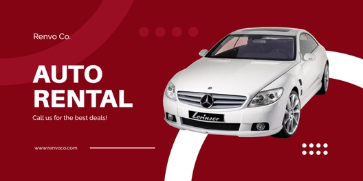 Car Rental Banner Template