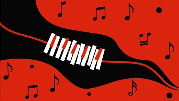 Free Music Notes Background Template to Edit Online