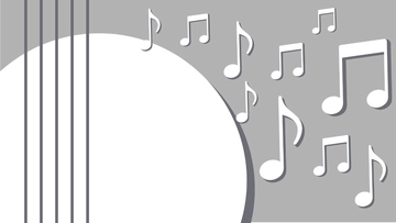 Free Music Notes Transparent Background Template to Edit Online
