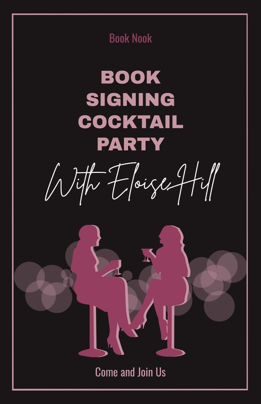 Book Signing Party Poster