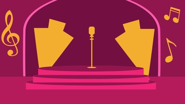 Free Music Stage Background Template to Edit Online