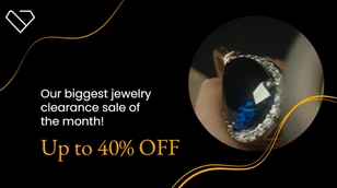 Free Jewelry Advertising Video Template to Edit Online