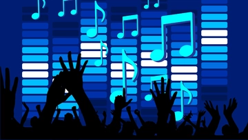 Free Music Party Background Template to Edit Online
