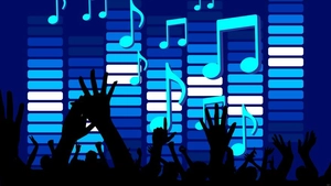Music Party Background