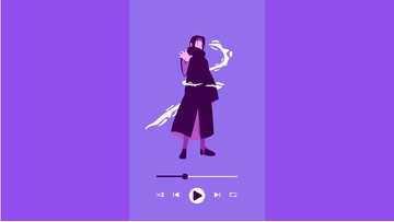 Free Anime Music Background Template to Edit Online