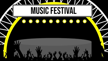 Free Music Festival Background Template to Edit Online