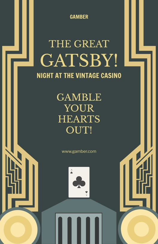 Vintage Casino Poster