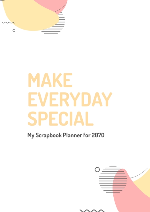 Scrapbook Planner Cover