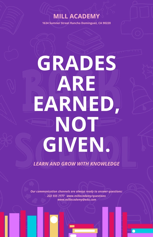 Kindergarten Classroom Poster