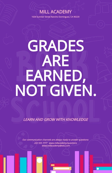 Free Kindergarten Classroom Poster Template to Edit Online