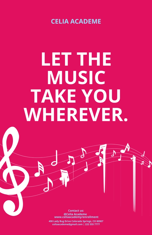 Music Classroom Poster
