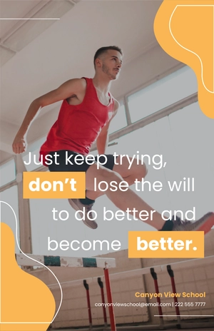 Positive Classroom Poster Template
