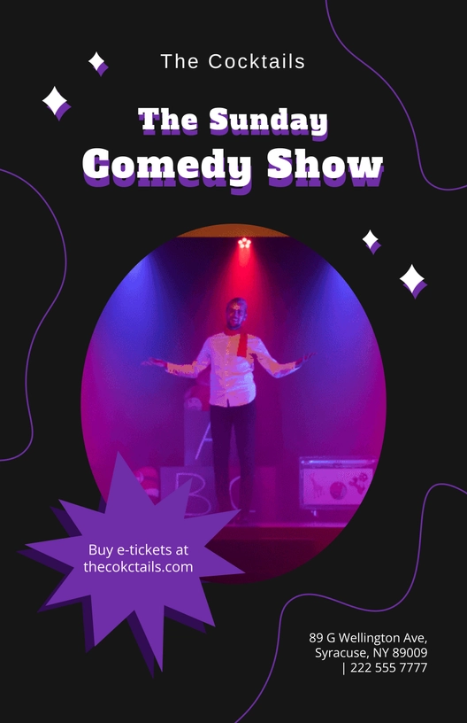Comedy Night Show Poster