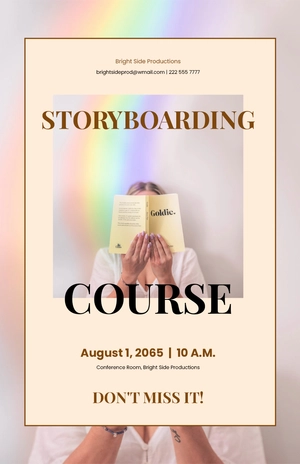 Course Advertisement Poster