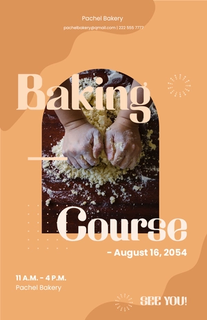 Creative Course Poster Template