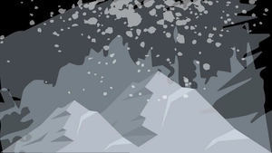 Winter Watercolor Background