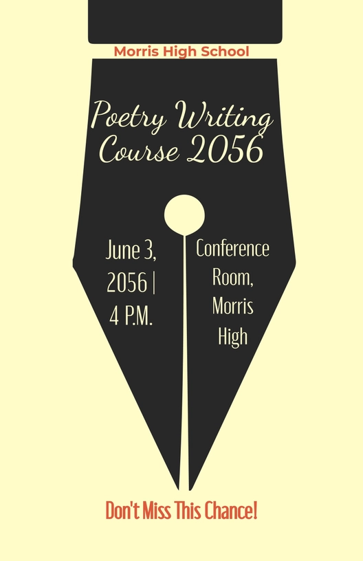 School Course Poster