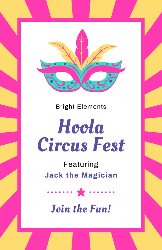 Modern Circus Poster