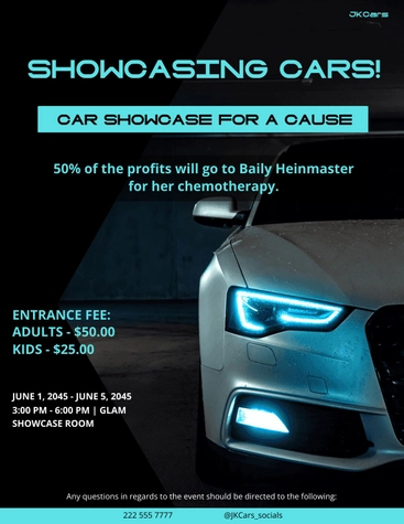 Car Show Event Flyer