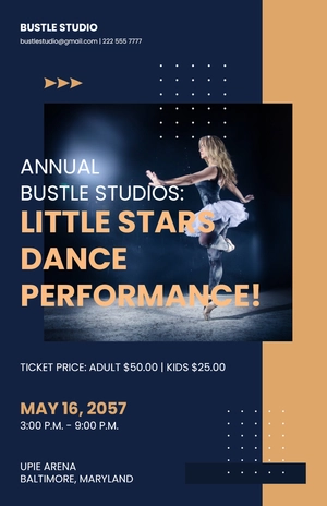 Dance Performance Poster Template