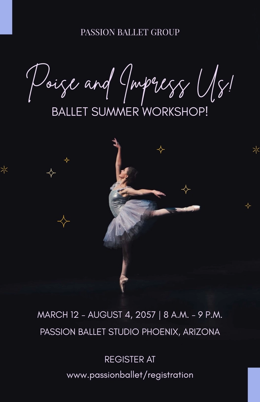 Dance Workshop Poster Template