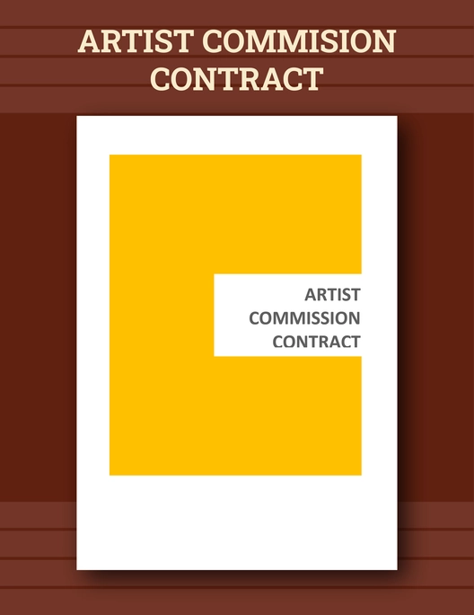 Artist Commission Contract Template Artist Commission Contract Template