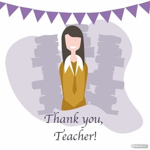 Teachers Day Sign Vector