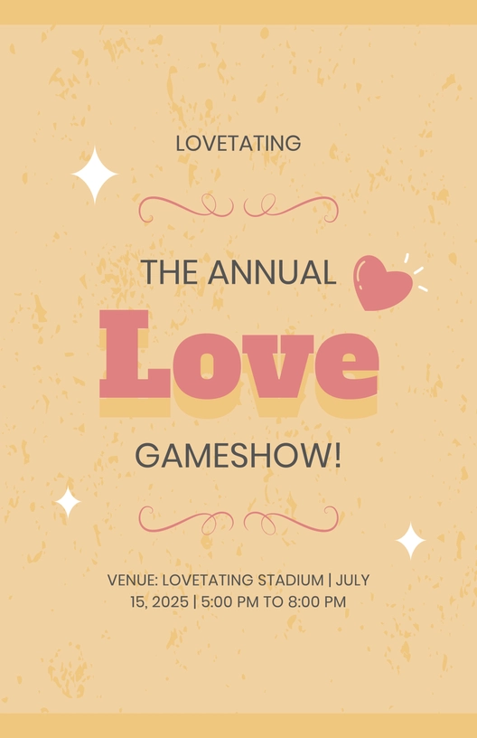 Vintage A3 Poster Template
