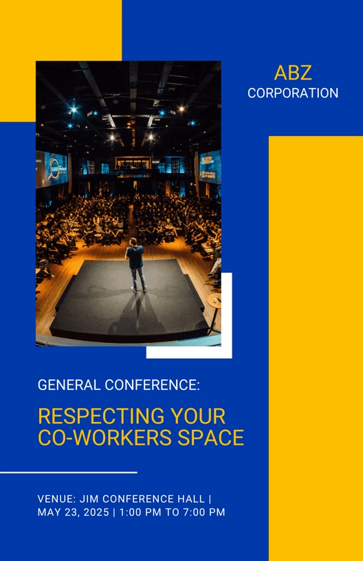 A3 Conference Poster