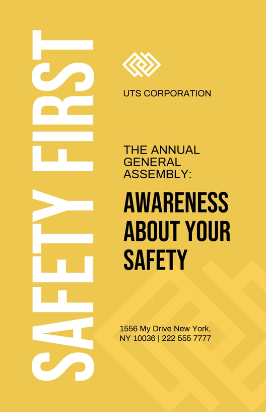 A3 Safety Poster