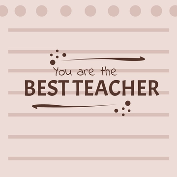 Free Teachers Day Quote Vector Template to Edit Online