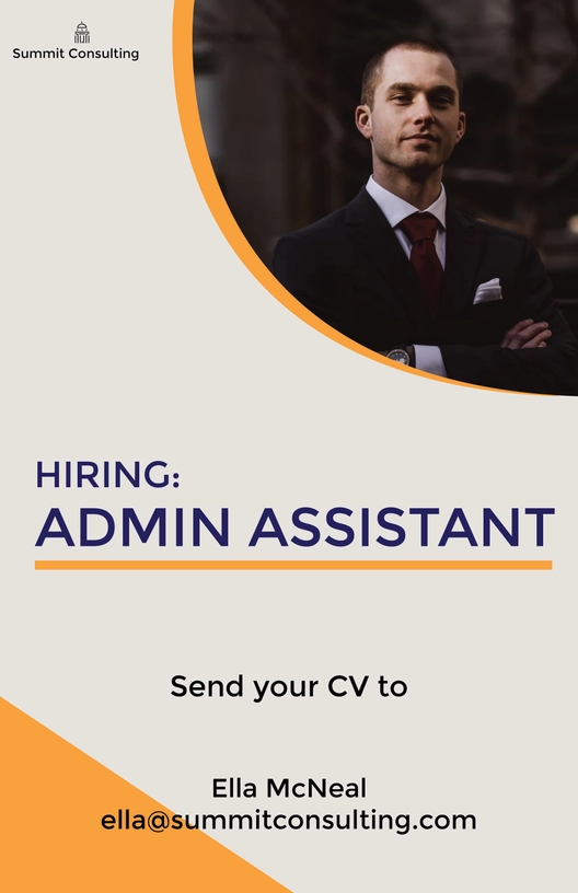 Job Recruitment Poster Template