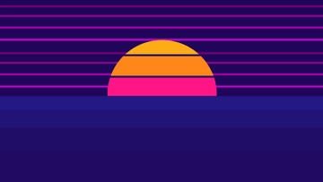 Free Retro Gradient Background Template to Edit Online