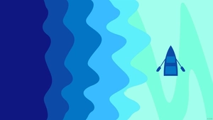 Aqua Blue Gradient Background