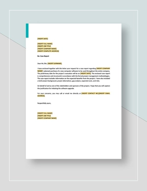 Case Report Template