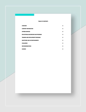 Industrial Training Report Template