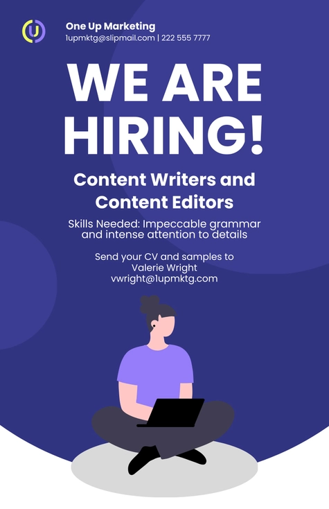 Job Skills Poster Template