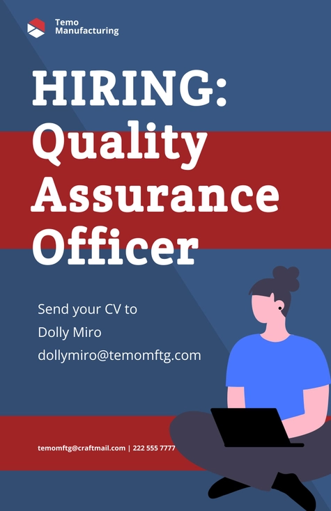 Job Career Poster Template