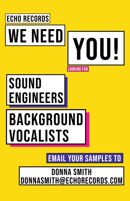 Creative Job Poster Template