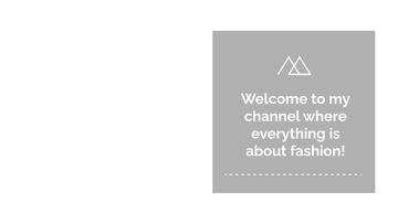 Free Fashion YouTube Video Template to Edit Online