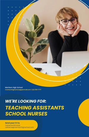 Job Opening Poster Template