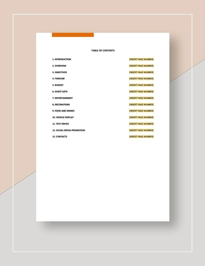 Launch Event Plan Template