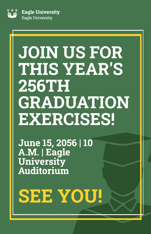 Graduation Poster Template