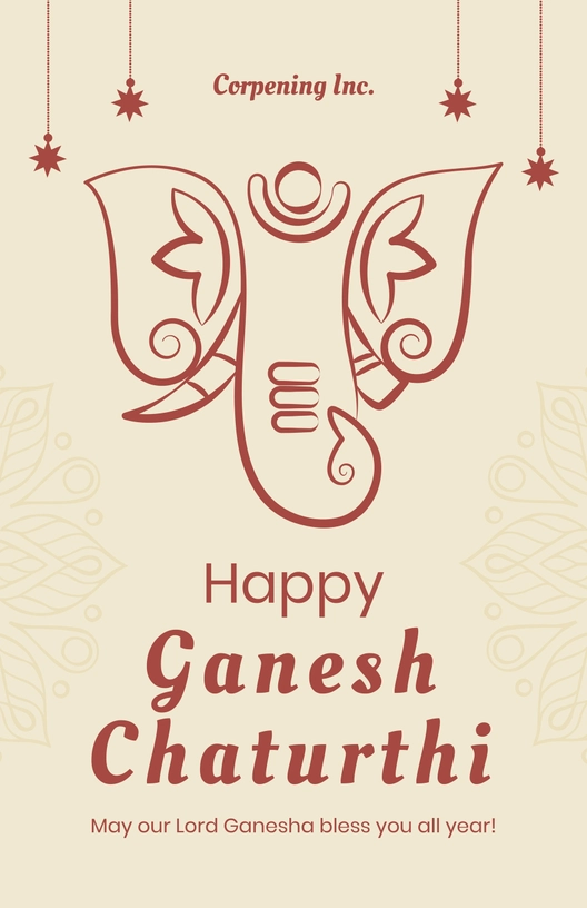 Happy Ganesh Chaturthi Poster