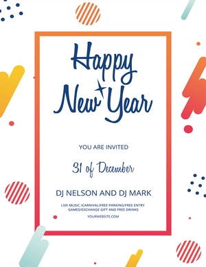 NYE Countdown Flyer Template