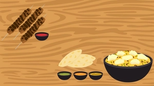 Indian Food Background